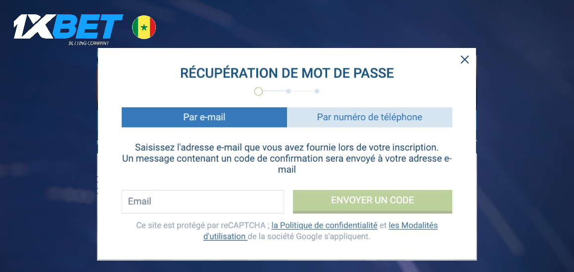 Comment puis-je accéder à mon compte 1xBet au Sénégal